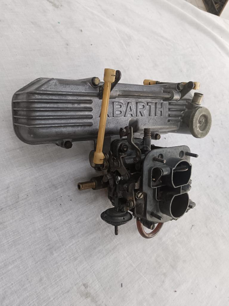 Autobianchi A112 Abarth carburateur en cilinderkopdeksel, Auto-onderdelen, Ophalen, Gebruikt