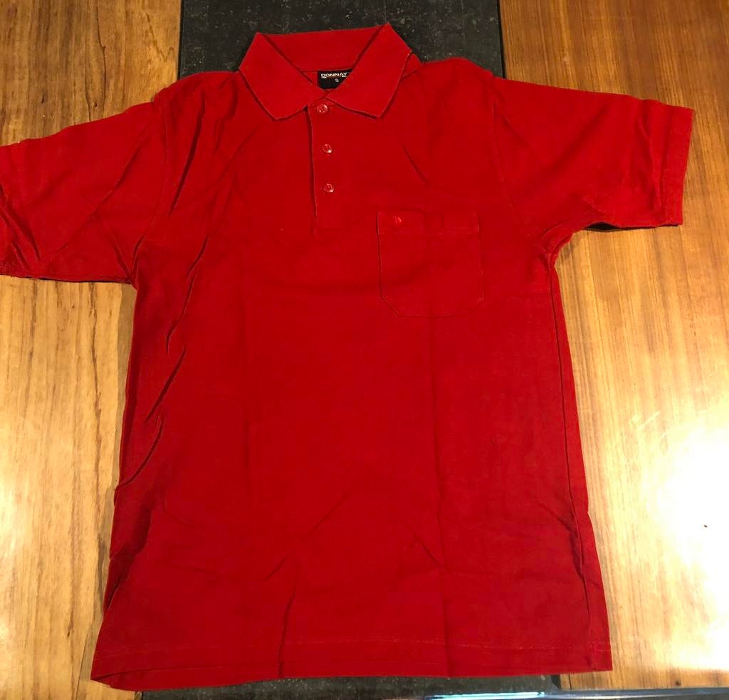 Donnay - très joli polo rouge  - small, Rouge, Enlèvement ou Envoi, Comme neuf, Taille 46 (S) ou plus petite