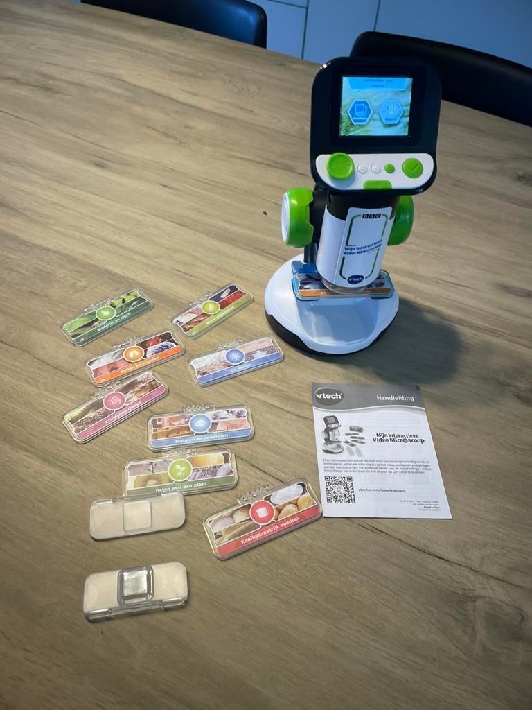 V-tech interactieve video microscoop, Ophalen, Zo goed als nieuw