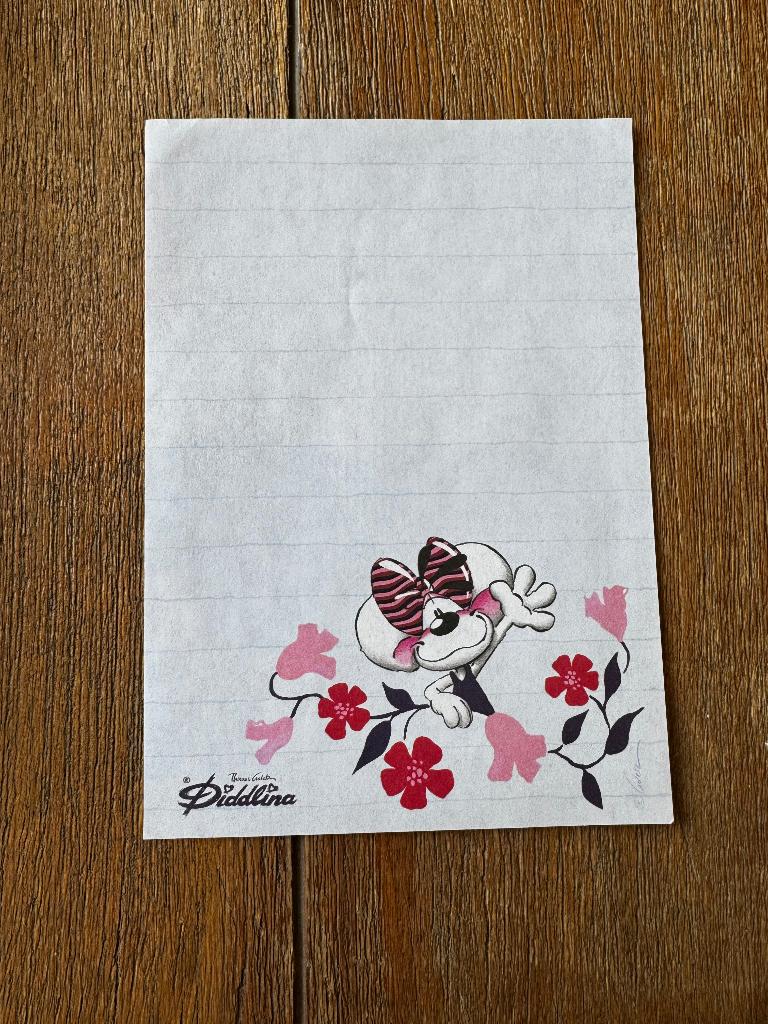 Diddle blaadje zeldzaam, Enlèvement ou Envoi, Diddl, Comme neuf, Papier, Carte ou Papeterie
