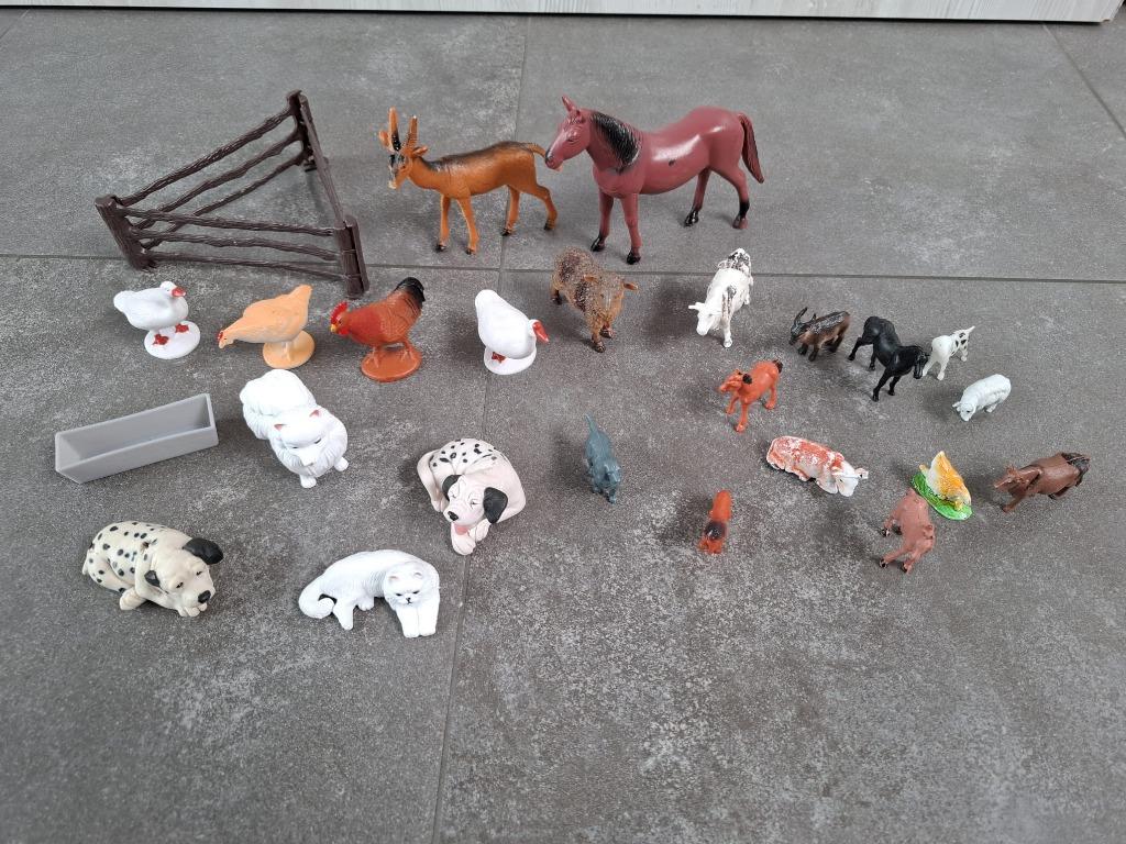 Plastiek boerderijdieren, Ophalen, Gebruikt
