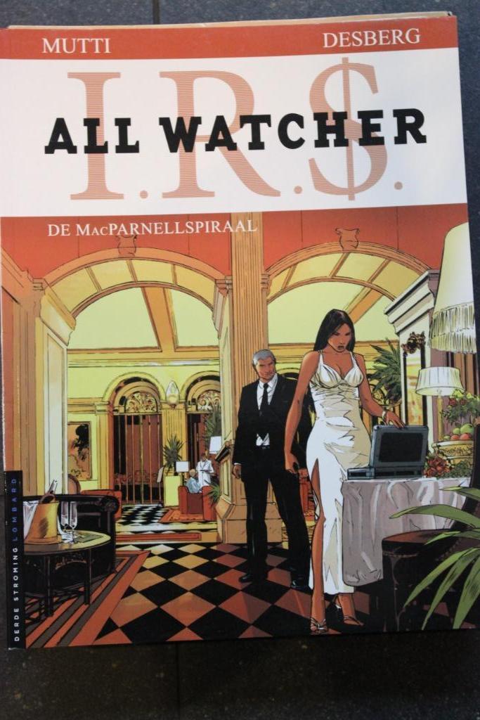 STRIP SC I.R.S. ALL WATCHER 4 DE MACPARNELLSPIRAAL, Boeken, Ophalen of Verzenden
