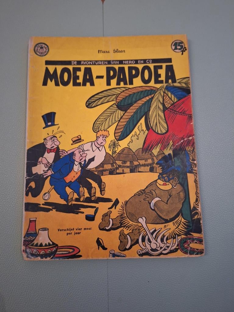 Strip Nero 1963: Moea-Papoea, Marc Sleen, Eén stripboek, Ophalen of Verzenden, Zo goed als nieuw