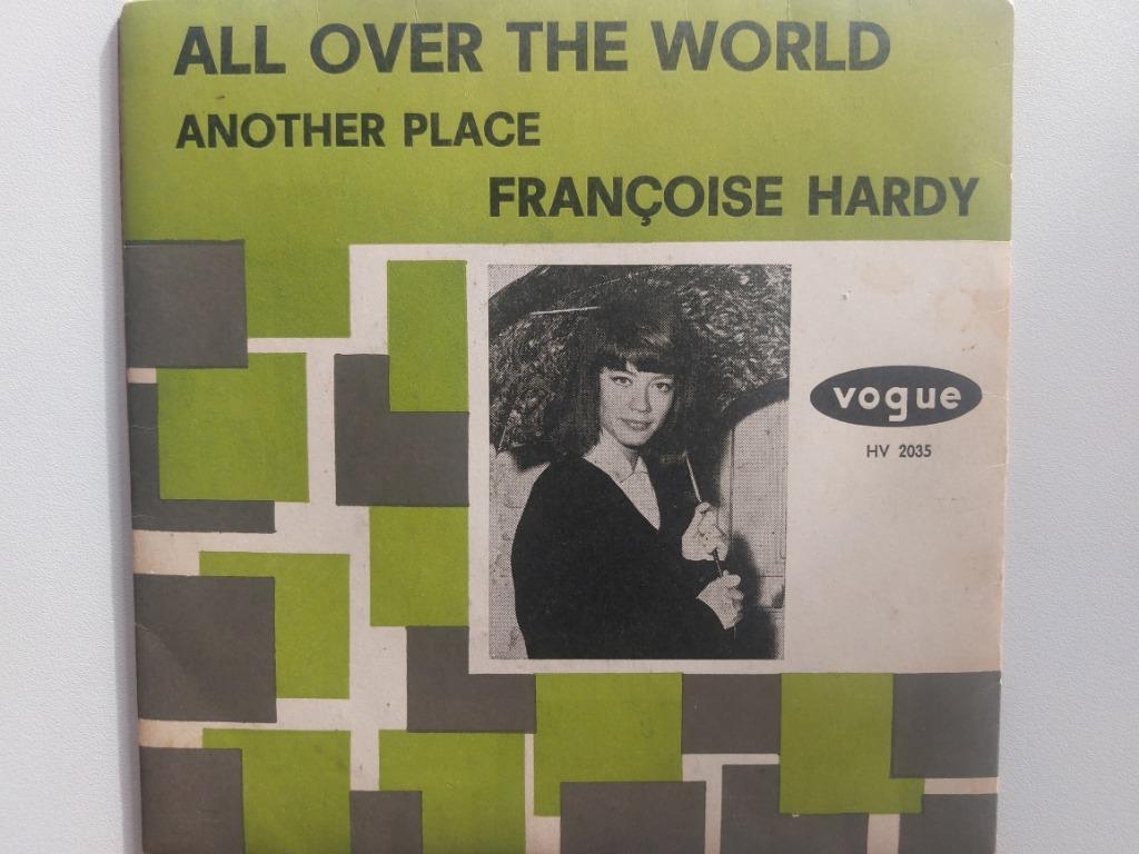 Francoise Hardy - All Over The World (1965 - Hoes is karton), Ophalen of Verzenden, Pop