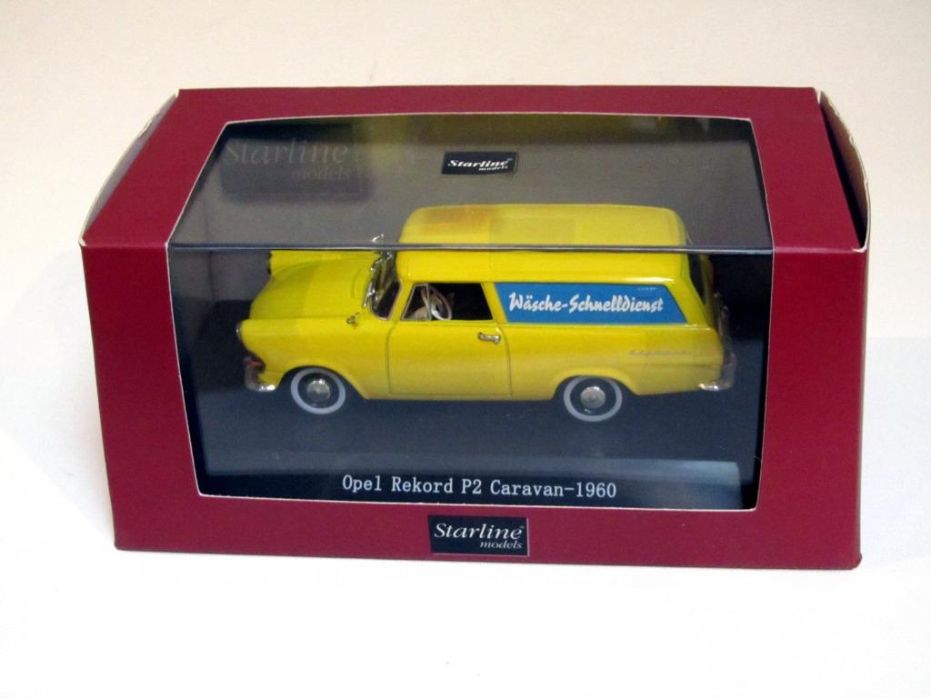Opel Rekord P2 Caravan 1960 Wäsche-Schnelldienst Starline, Enlèvement ou Envoi, Neuf, Voiture, Starline