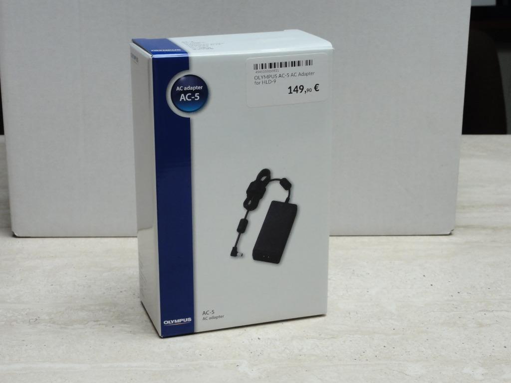 Olympus AC-5 netvoeding voor HLD-9, TV, Hi-fi & Vidéo, Photo | Accumulateurs & Batteries, Neuf, Enlèvement ou Envoi