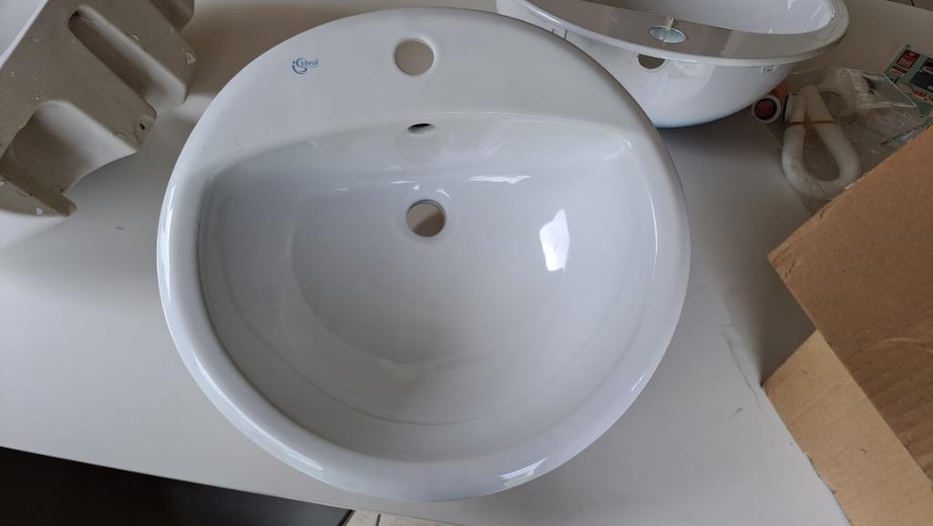 wasbak Ideal, Doe-het-zelf en Bouw, Sanitair, Ophalen, Nieuw, Steen, Wastafel