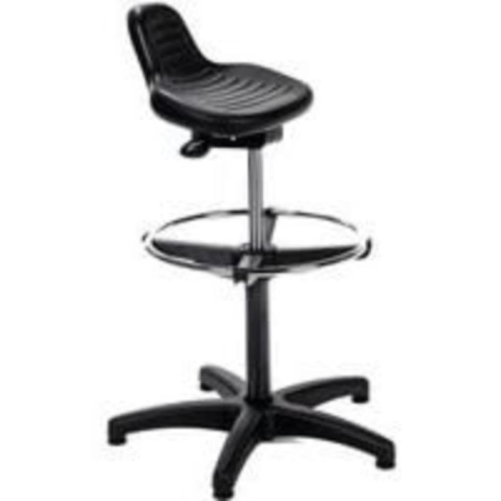 Chaise d'atelier, tabouret industriel, assis debout, Maison & Meubles, Bureaux, Enlèvement, Réglable en hauteur, Comme neuf