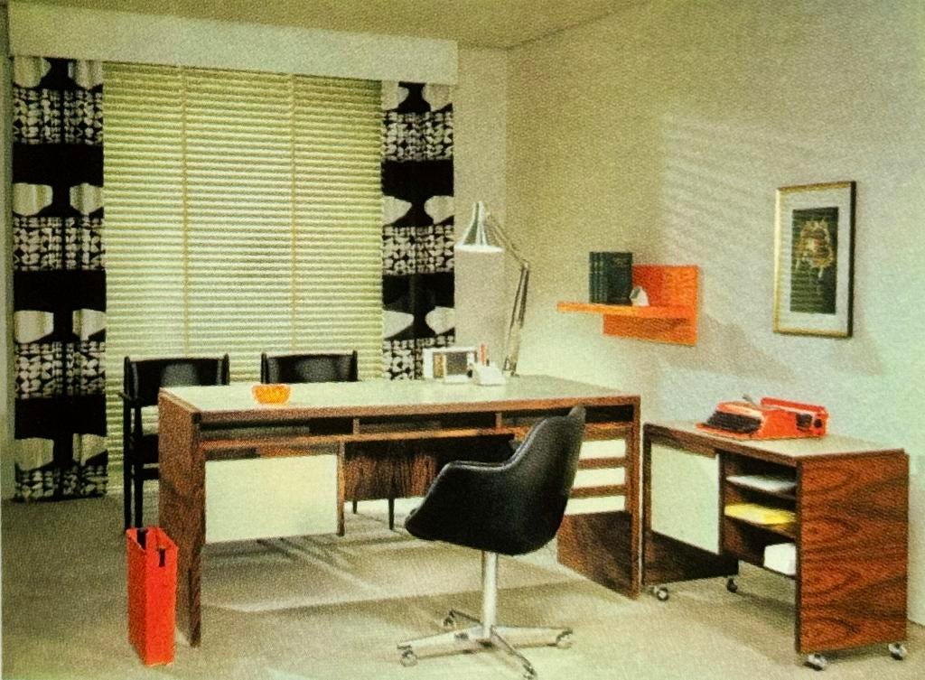 Bureau vintage en V (Vermaercke), Enlèvement