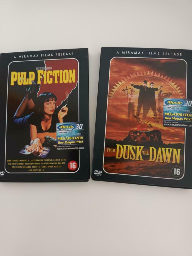 A miramax film release From Dusk till Dawn en Pulp Fiction, Ophalen of Verzenden, Zo goed als nieuw