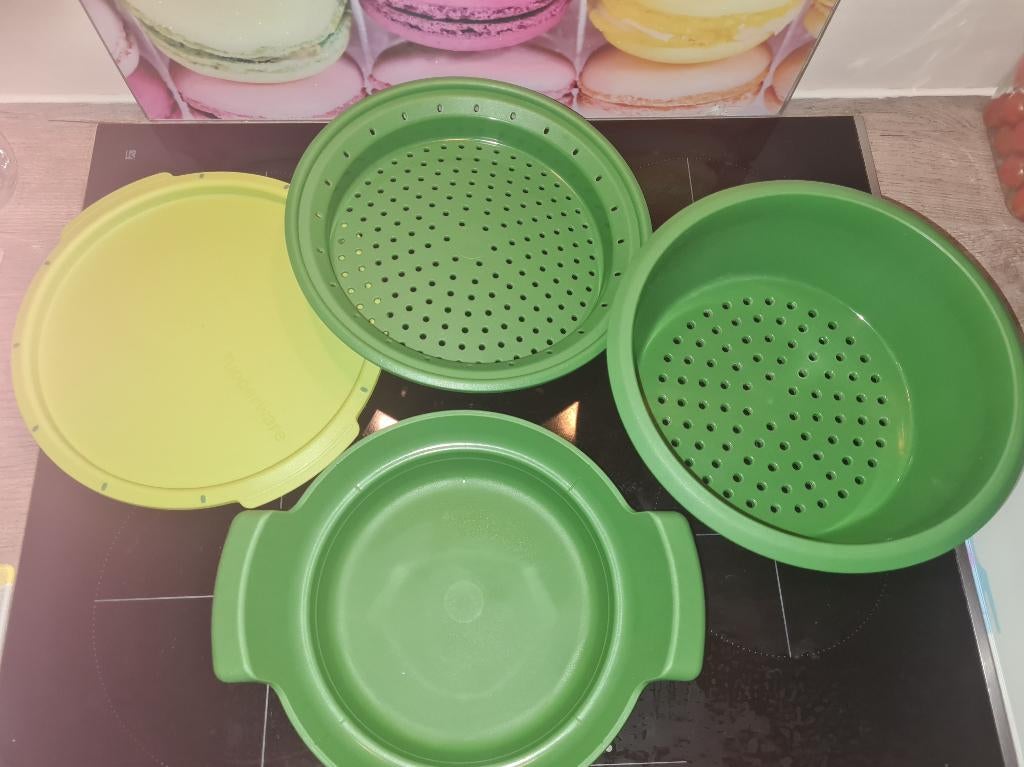 tupperware microvap, Enlèvement ou Envoi, Comme neuf, Vert
