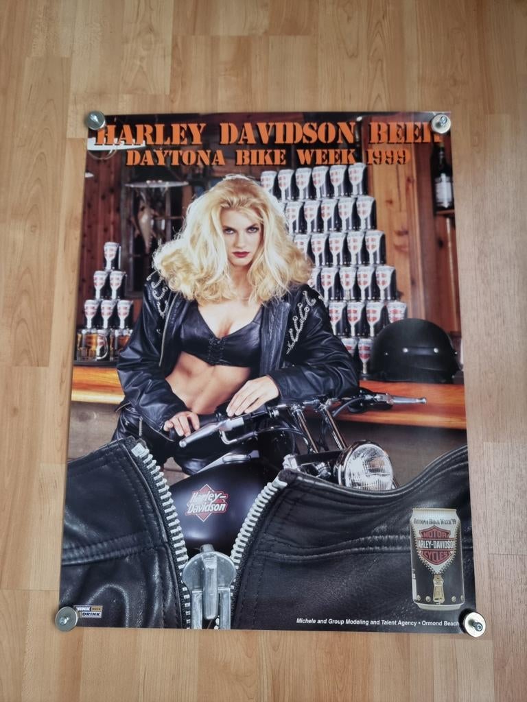 Harley-Davidson d'époque, Enlèvement ou Envoi, Neuf, Publicité