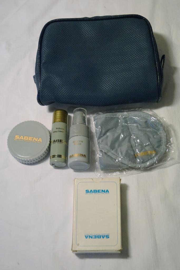SABENA Toiletzak met 5 items, Verzamelen, Ophalen of Verzenden, Gebruikt