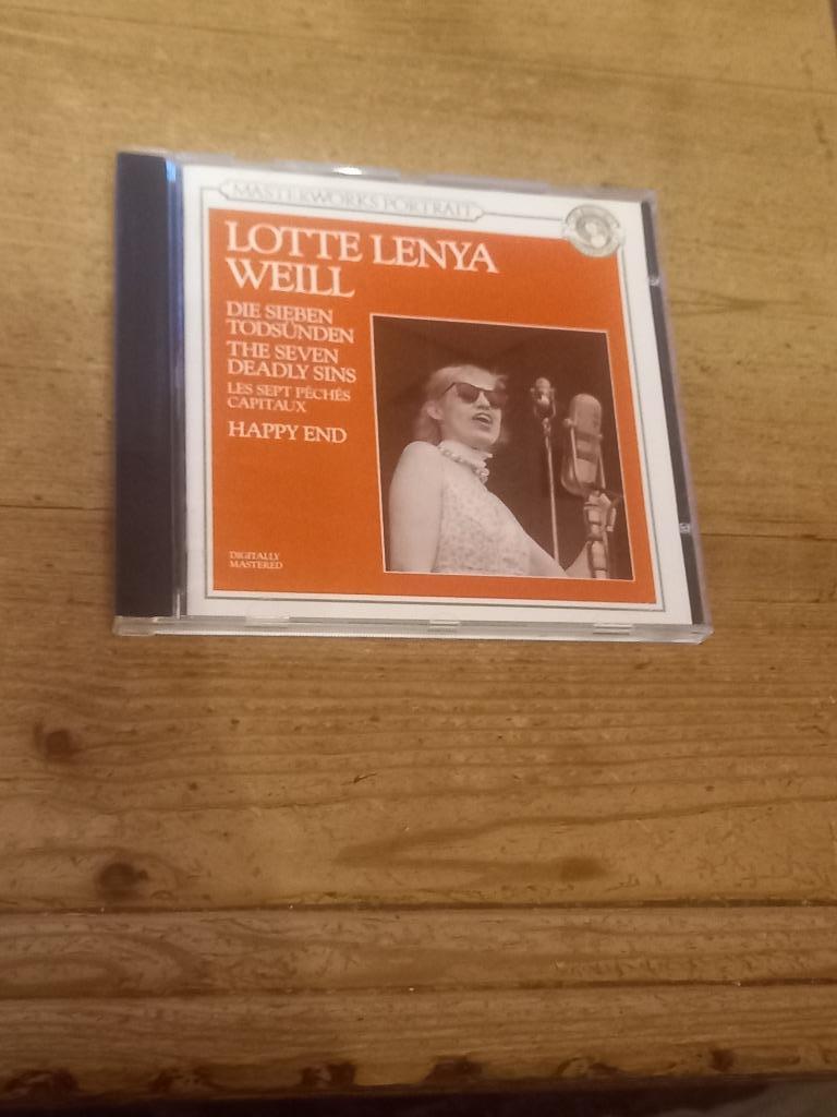 Cd van Lotte Lenya & Kurt Weill, Ophalen of Verzenden, Zo goed als nieuw