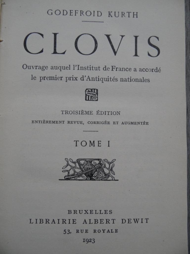 Clovis (1923), Antiek en Kunst, Ophalen of Verzenden, Godefroid Kurth