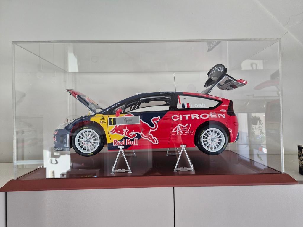 Citroën C4 wrc 2008 Sébastian Loeb Altaya 1:8, Enlèvement, Comme neuf, 1:5 à 1:8, Voiture