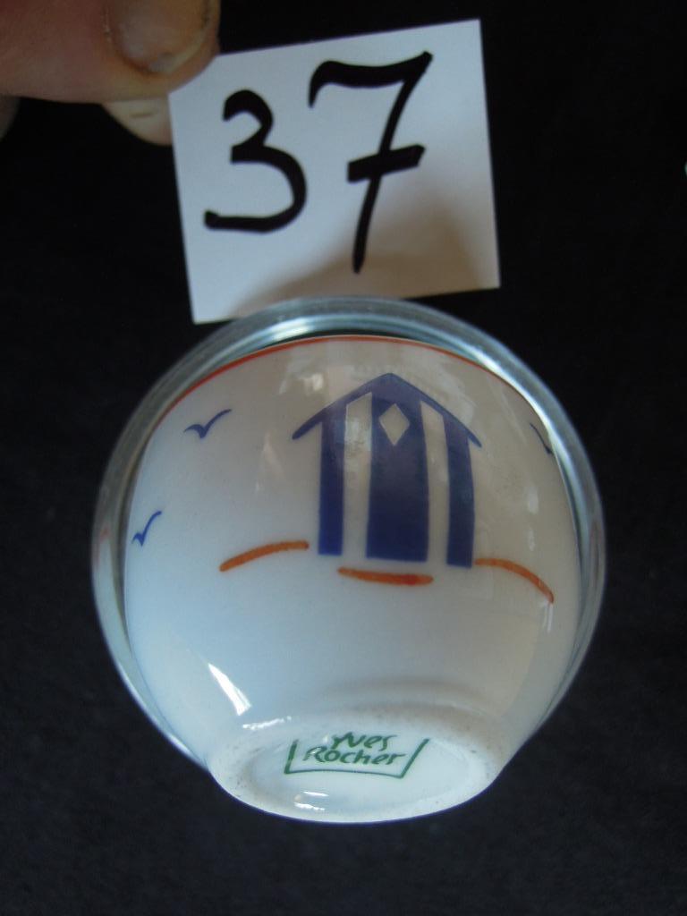 pot en porcelaine beach house logo Yves Rocher, Enlèvement ou Envoi, Comme neuf, Porcelaine, Tasse et/ou soucoupe