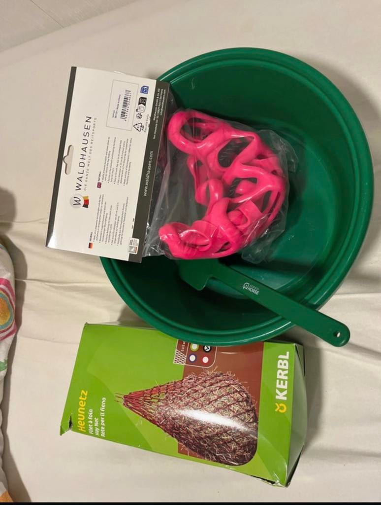 Hooinet+bal+slobber pak+spoon, Ophalen, Nieuw