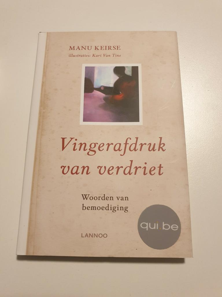 Manu Keirse - Vingerafdruk van verdriet, Boeken, Wetenschap, Zo goed als nieuw, Ophalen of Verzenden