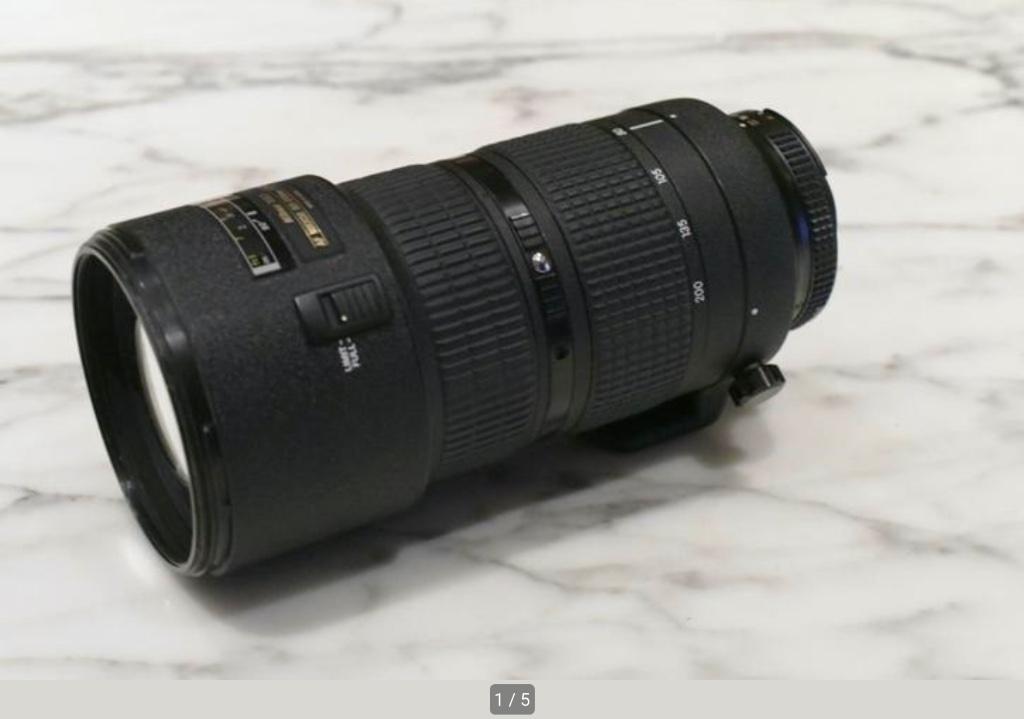 Nikon 80-200mm/f2.8 AF-D ED met koker CL-43A, Ophalen of Verzenden, 1980 tot heden, Lens of Lenzen