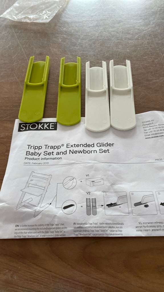 Stokke 2 sets nieuwe Extended Glider voor nieuwer model stoe, Ophalen, Zo goed als nieuw