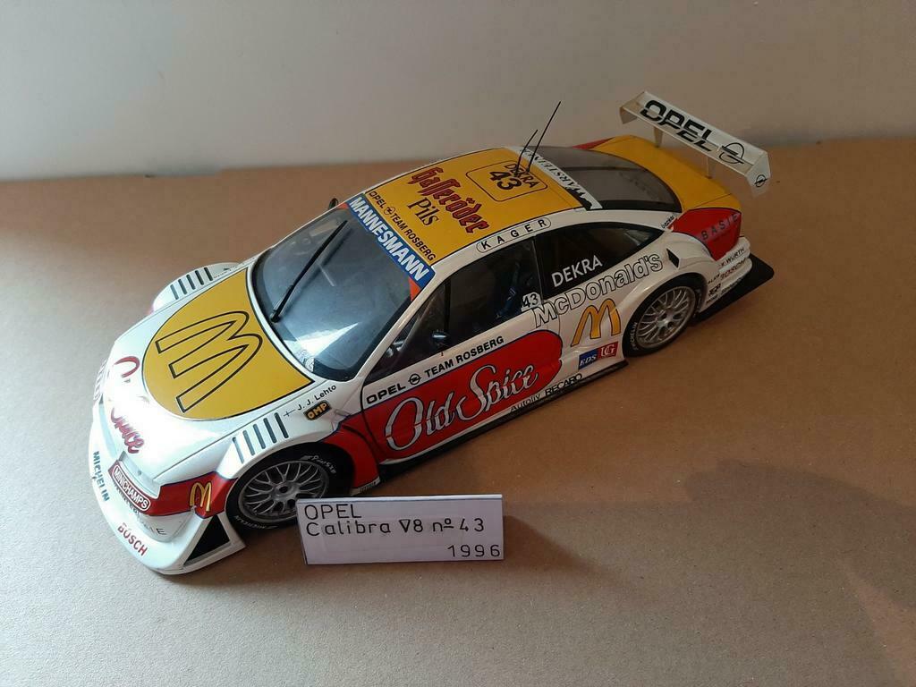 Opel Calibra V8 # 43 1996 1/18 UT Model zonder doos, Hobby en Vrije tijd, Modelauto's | 1:18, Ophalen of Verzenden, Zo goed als nieuw