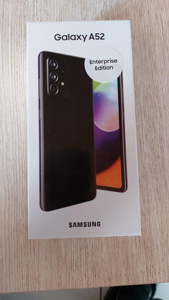Nieuw sealed. Samsung Galaxy A52 4G 128GB, Telecommunicatie, Mobiele telefoons | Samsung, Overige modellen, Zwart, Touchscreen