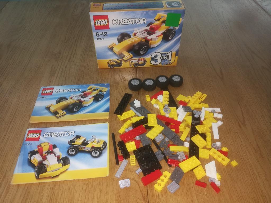 Lego Creator - 31002 3 in 1 Racewagens met doos en boekjes, Enlèvement, Utilisé, Ensemble complet, Lego