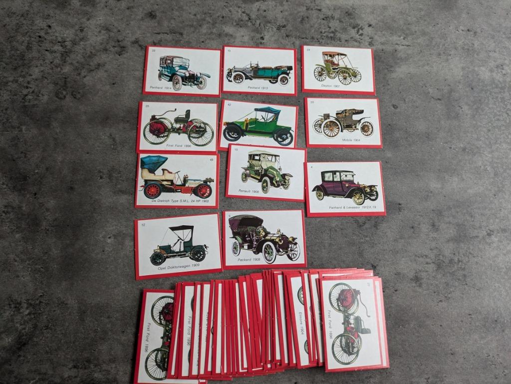 MONTY KAARTEN OLD TIMERS classics  1986 zeldzame reeks 63x i, Verzenden, Nieuw