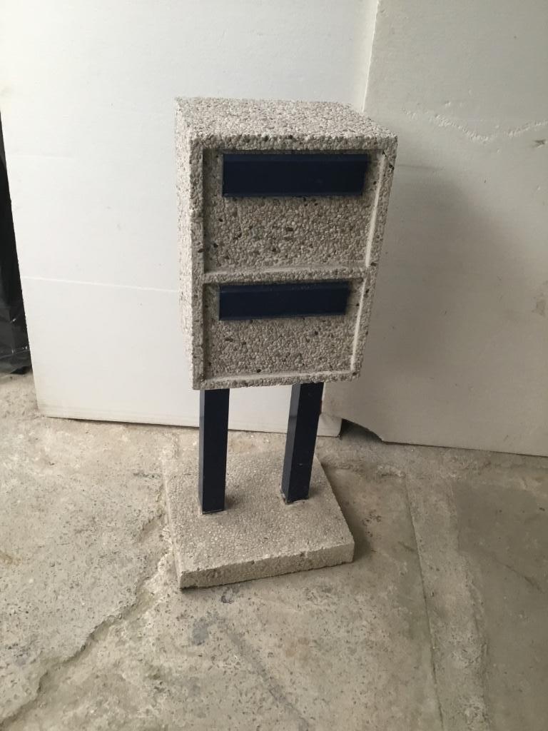 Brievenbus, Tuin en Terras, Ophalen, Nieuw, Beton, Staande brievenbus