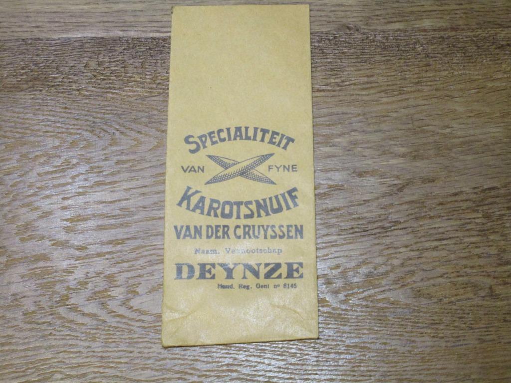 OUD ZAKJE KAROTSNUIF VAN DER CRUYSSEN DEYNZE, Enlèvement ou Envoi, Comme neuf