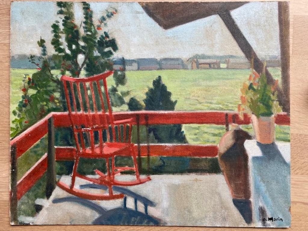 Oscar Marin schilderijen, Antiek en Kunst, Kunst | Schilderijen | Klassiek, Verzenden
