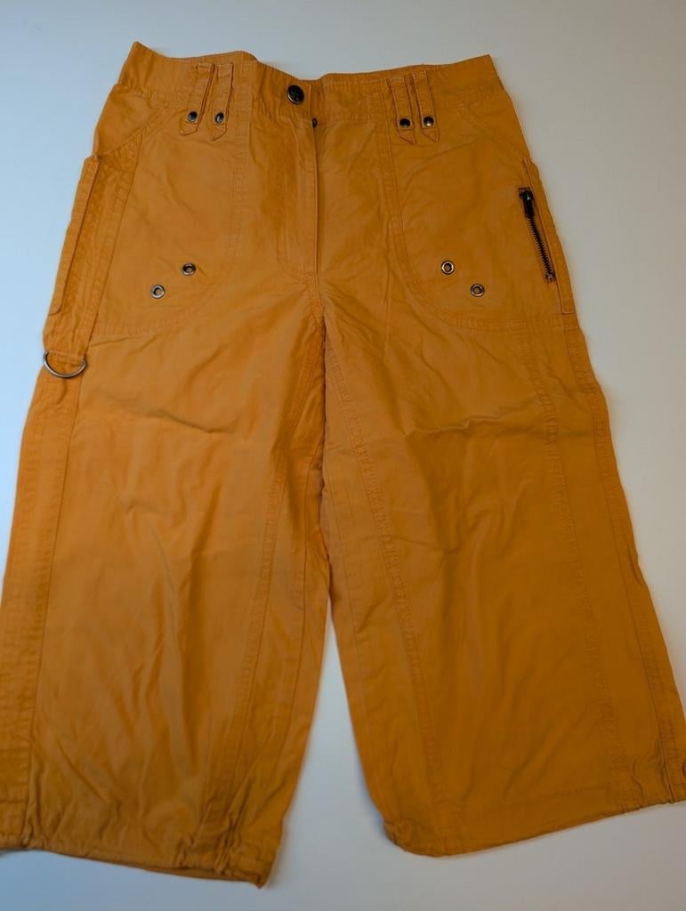 Here + There oranje Capri broek voor 12 jaar, Kinderen en Baby's, Kinderkleding | Maat 152, Broek, C&A, Meisje, Ophalen of Verzenden