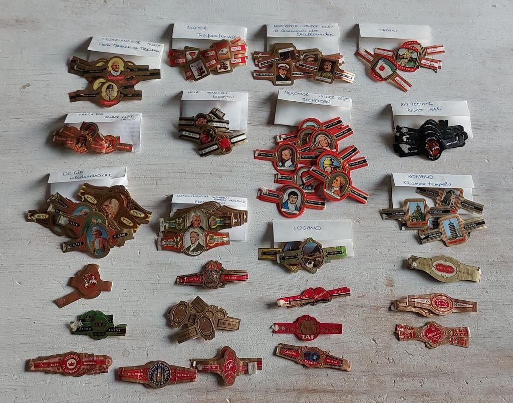 Collectie sigarenbandjes, Enlèvement ou Envoi, Bagues de cigare