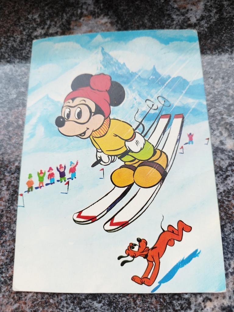 Carte postale Mickey Editions Corna Brussels, Enlèvement ou Envoi, Mickey Mouse, Comme neuf, Papier, Carte ou Papeterie