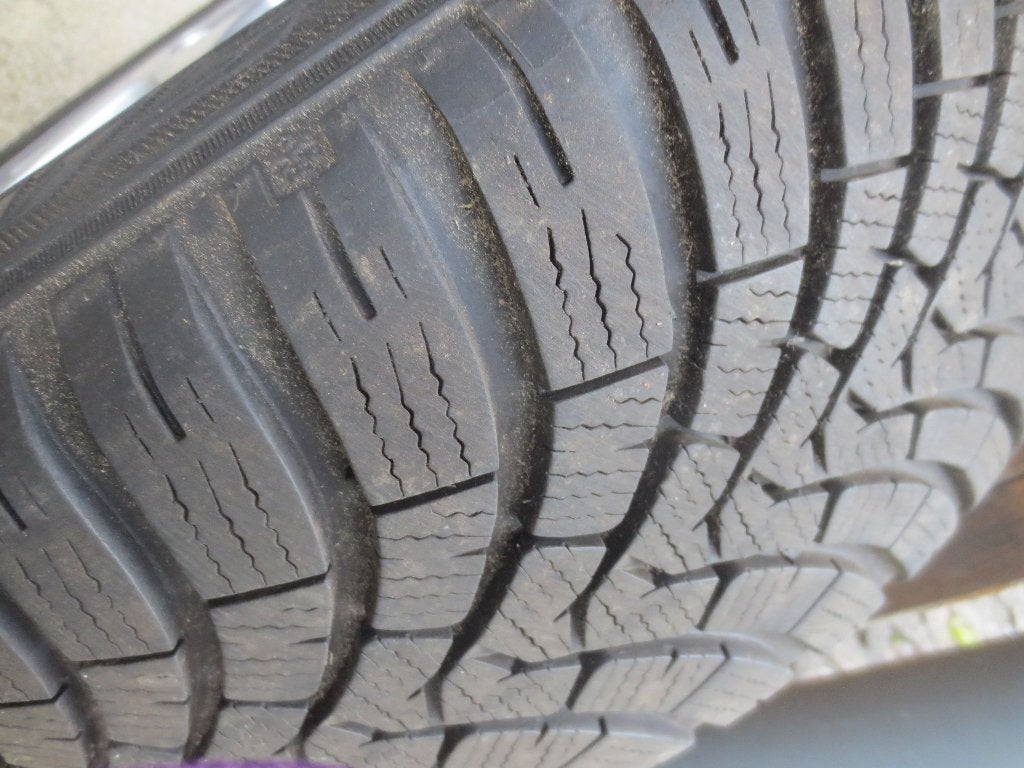 Verkoop gemonteerde aluminium wintervelgen, Ophalen, Gebruikt, 16 inch, Banden en Velgen