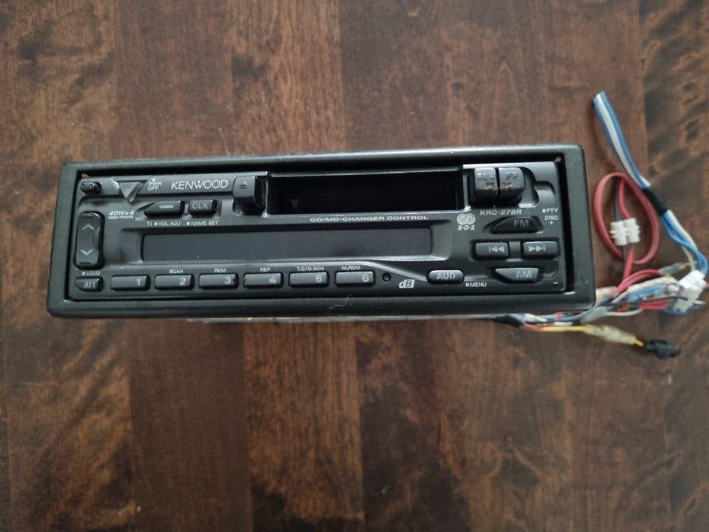 Autoradio met cassettespeler Kenwood KRC-278R., Ophalen, Gebruikt
