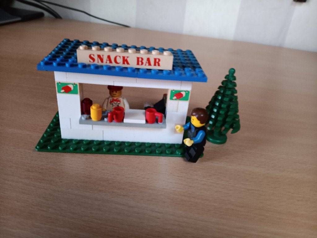 Vintage lego 675 Snack Bar uit 1979, Ophalen, Gebruikt, Lego, Inclusief instructies