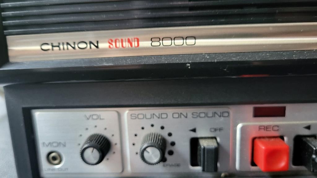 CHINON Sound 8000 Super8 film projector, Verzamelen, Foto-apparatuur en Filmapparatuur, Projector, Ophalen