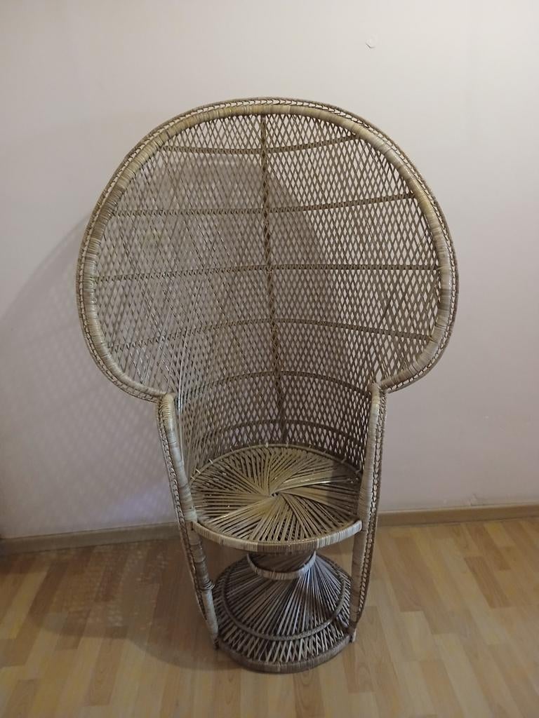 Chaise emmanuelle en rotin, Jardin & Terrasse, Chaises de jardin, Enlèvement, Rotin