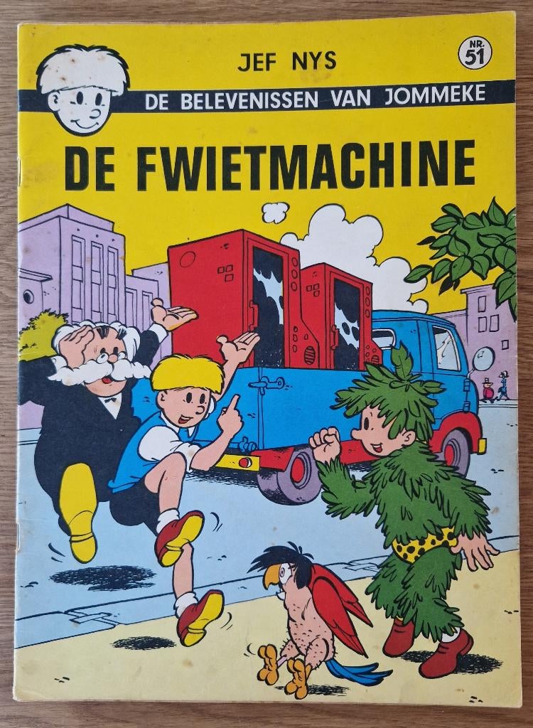 Jommeke - De fwietmachine - 51 - 1e druk(1972) - Strip, Livres, BD, Comme neuf, Une BD
