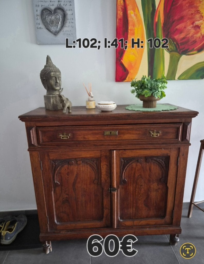 Meuble, Ophalen, Gebruikt, 100 tot 150 cm, 1 of 2 laden