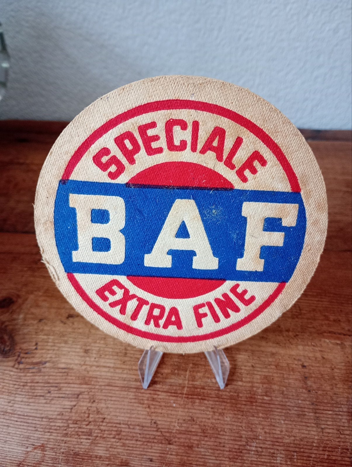 Brasserie bière ancien sous-bock BAF, Collections, Marques de bière, Enlèvement ou Envoi, Sous-bock