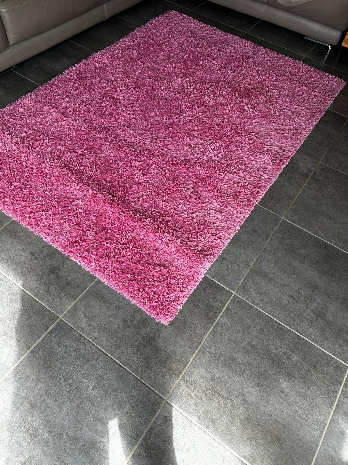 Tapis IKEA rose 133/195cm poils hauts maison non fumeur, Maison & Meubles, Ameublement | Tapis & Moquettes, Enlèvement, Rose
