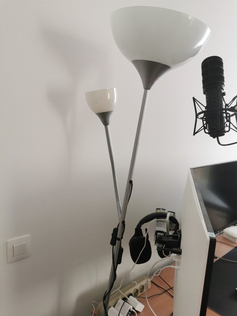 Lampadaire blanc IKEA - une petite offre suffit, Blanc, Dimmable, IKEA, Enlèvement