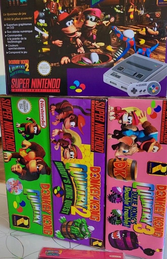 Lot boite Snes Custom pour Décoration, Enlèvement, Neuf