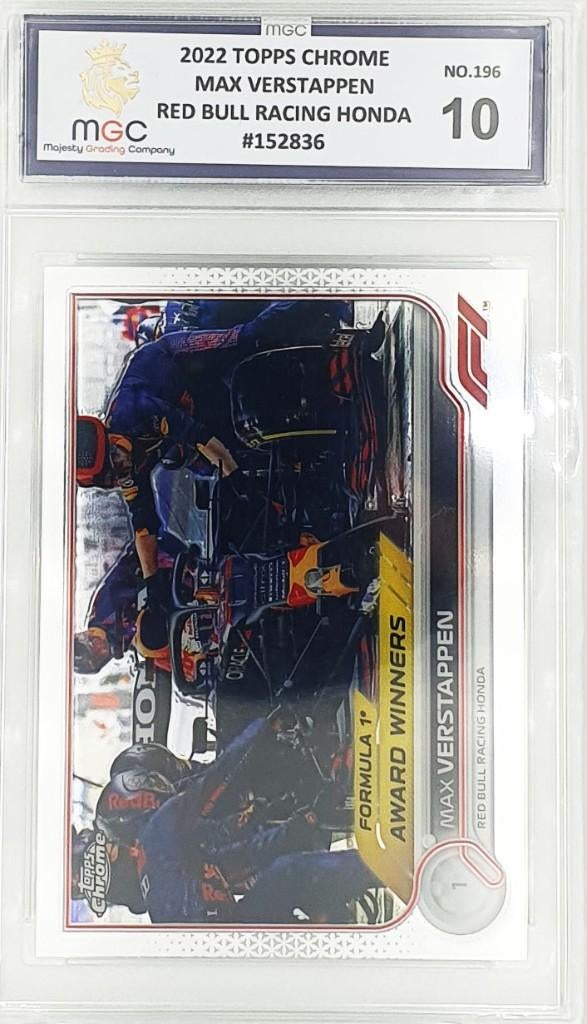 2022 F1 Topps Chrome - Max Verstappen - Red Bull Racing - 10, Envoi, Neuf, ForTwo