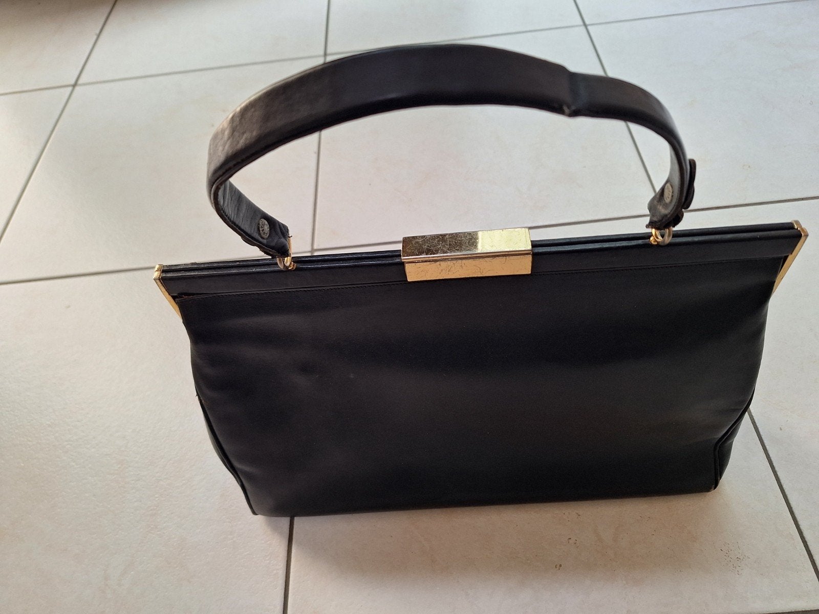 vintage handtas, Handtassen en Accessoires, Tassen | Damestassen, Ophalen, Handtas