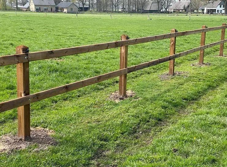 23. Houten hekwerk | hekwerken | paarden omheining, Tuin en Terras, Ophalen of Verzenden, Nieuw, Hout, Tuinhek
