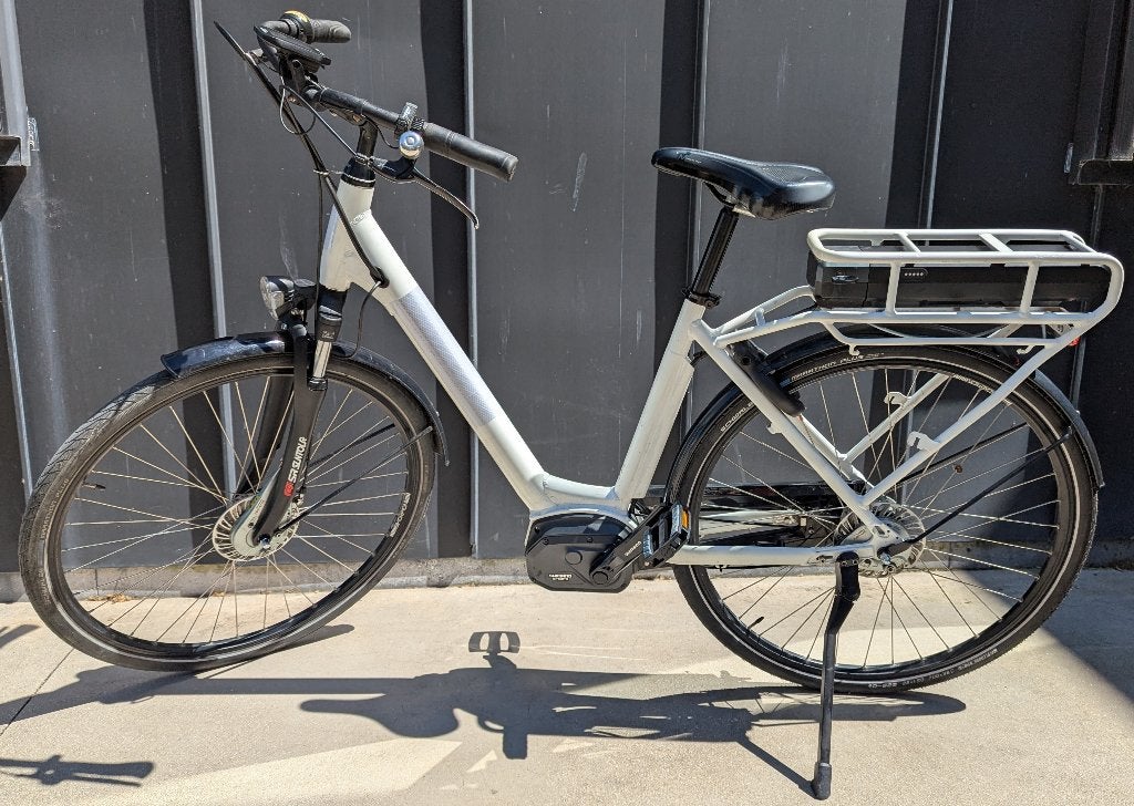 elektrische damesfiets Oxford maat 50, Fietsen en Brommers, Elektrische fietsen, Gebruikt, Overige merken, 47 tot 51 cm, 50 km per accu of meer